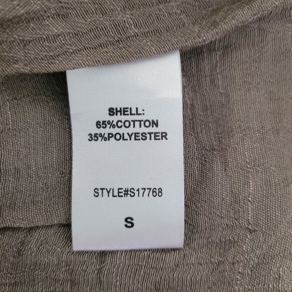 Pookie & Sebastian Sleeveless Tiered Mini Dress Size S Taupe Summer NWT - Picture 4 of 9